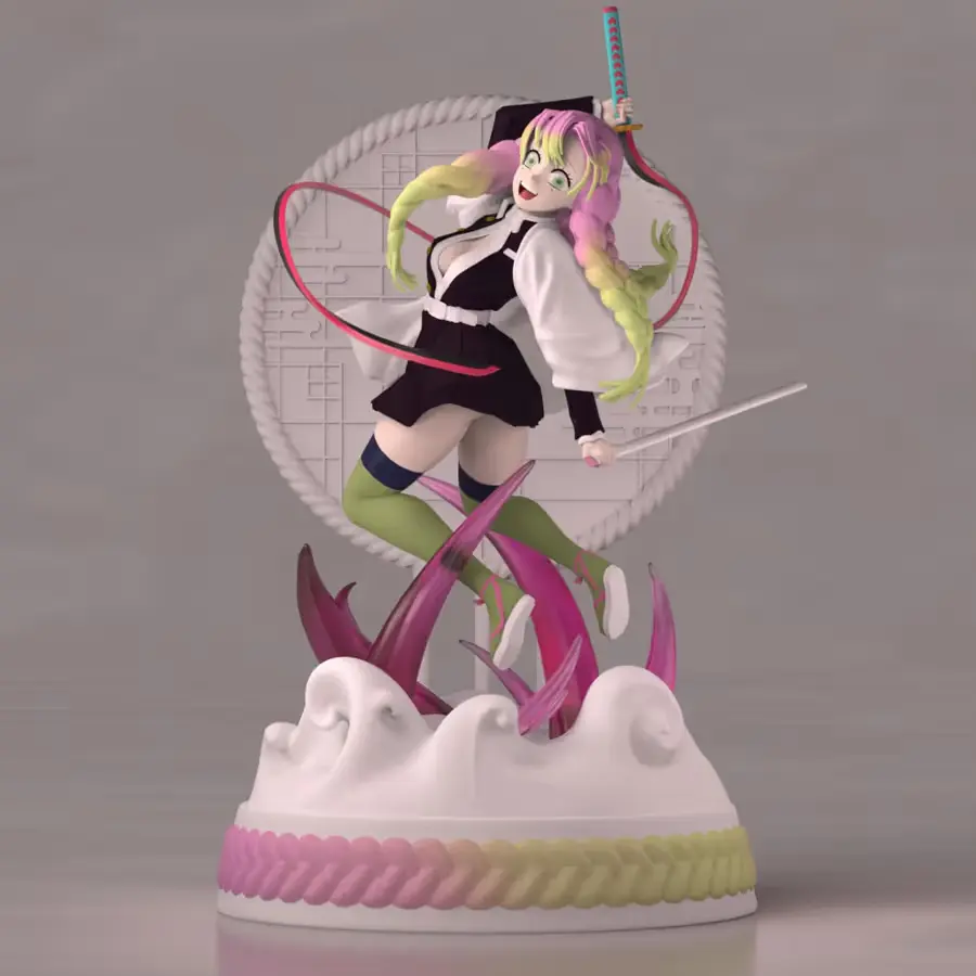 Kimetsu No Yaiba Kanroji Archivo Stl Para Impresion 3D