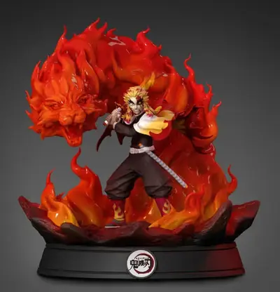 Kimetsu No Yaiba Rengoku 2 Stl Obj Impresión 3d