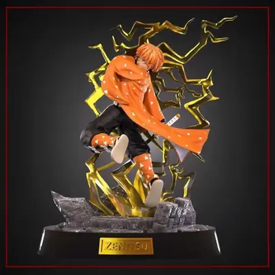 Kimetsu No Yaiba Zenitsu Agatsuma Stl Obj Para Impresión 3d