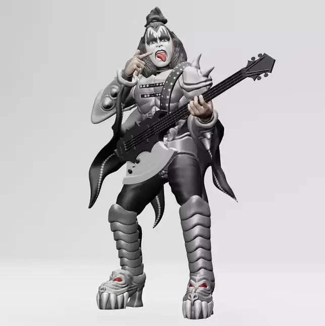 Kiss Music Complet Archivo Stl Para Impresion 3D