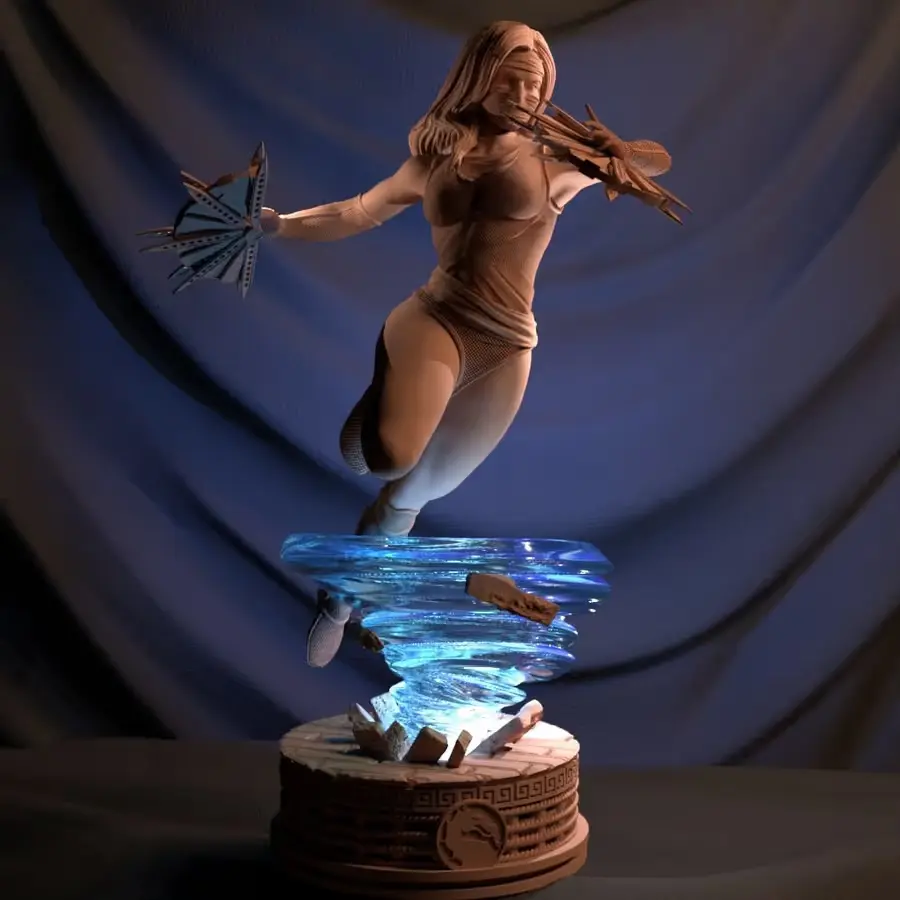 Kitana Sculpture Archivo Stl Para Impresion 3D