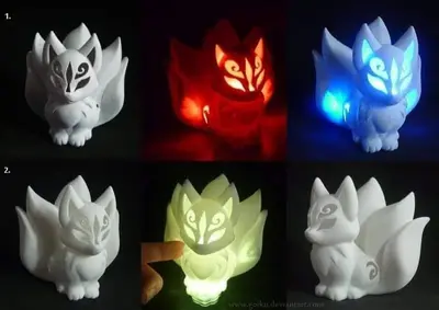 Kitsune Lantern Archivo Stl Para Impresion 3D
