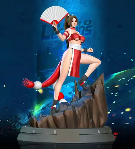 Kof Mai Shiranui Nlsinh Archivo Obj Para Impresión 3d
