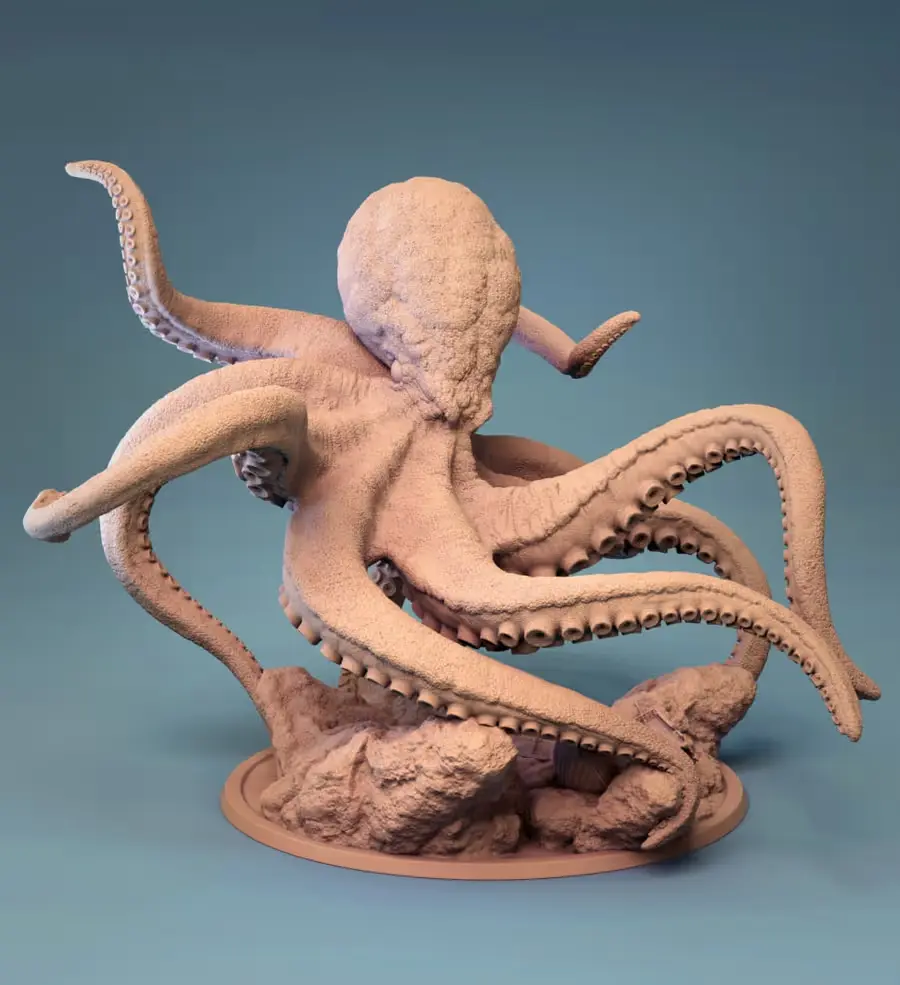 Kraken Archivo Stl Para Impresion 3D