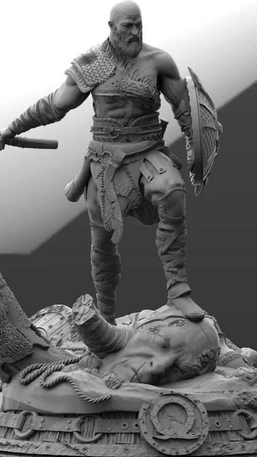 Kratos Archivo STL Impresión 3D