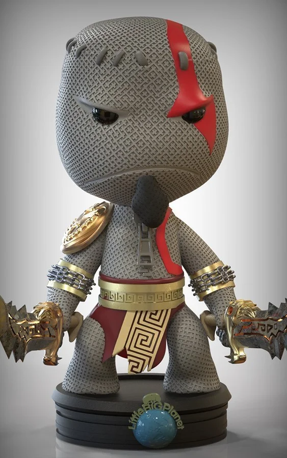Kratos LittleBigPlanet Archivo STL Impresión 3D
