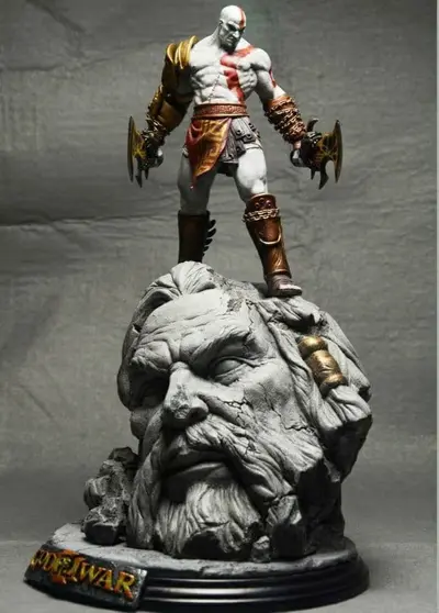 Kratos Zeus Archivo Stl Obj Para Impresion 3D