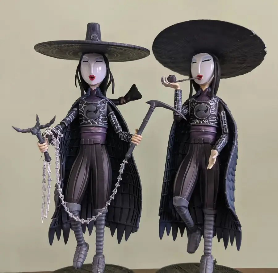 Kubo Evil Aunts Archivo Stl Para Impresion 3D