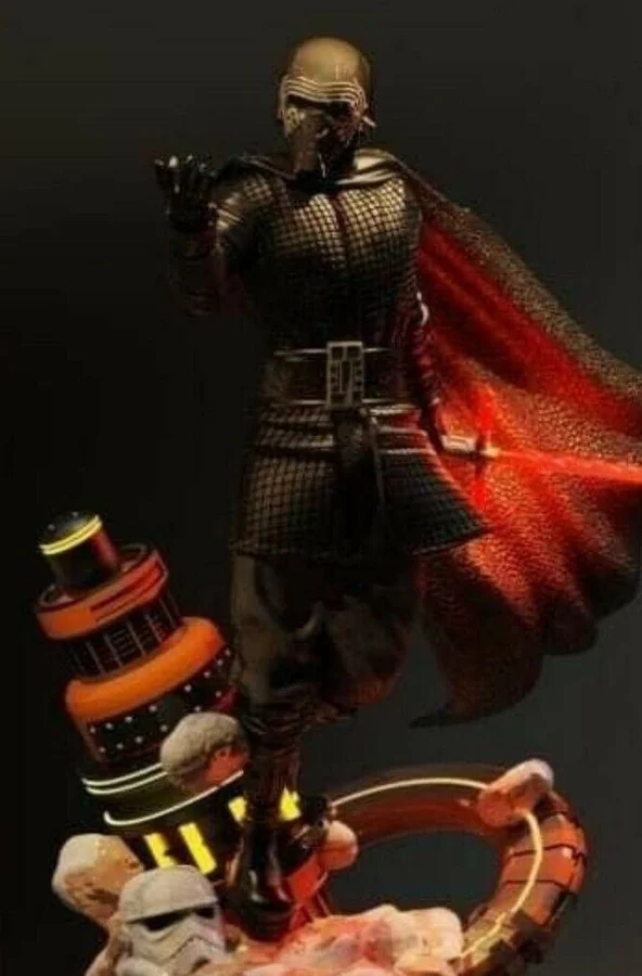 Kylo Ren Star Wars Archivo STL Impresión 3D