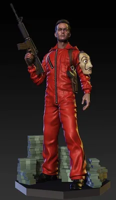 La Casa De Papel Berlin Archivo STL Impresión 3D