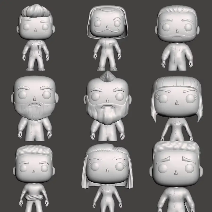 La Casa Funko Archivo Stl Para Impresion 3D
