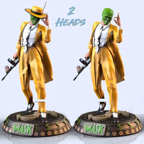 La Mascara + Busto Sanix Archivo Stl Para Impresión 3d