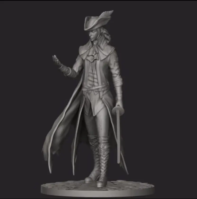 Lady Maria Bloodborne Archivo Stl Para Impresion 3D