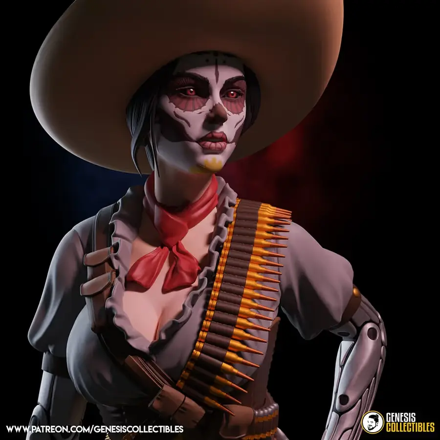 Lady Mechanika Archivo STL OBJ para Impresion 3D