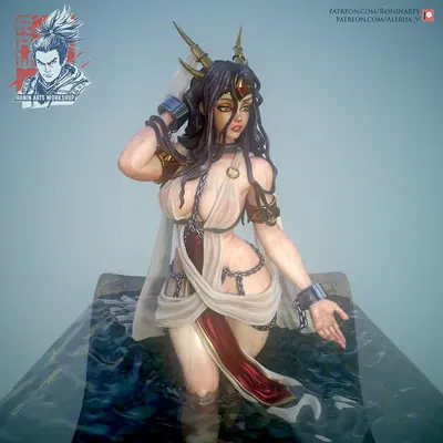 Lady Shura Archivo Stl Para Impresion 3D