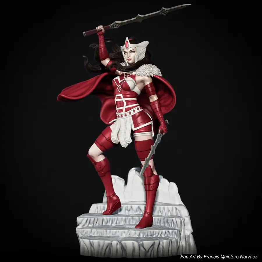 Lady Sif Archivo Stl Para Impresion 3D