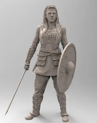 Lagertha Archivo Stl Para Impresion 3D