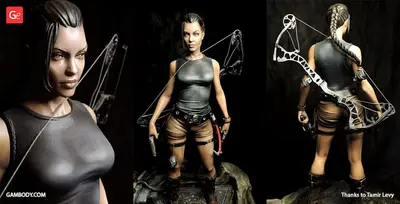 Lara Croft Archivo Stl Para Impresion 3D