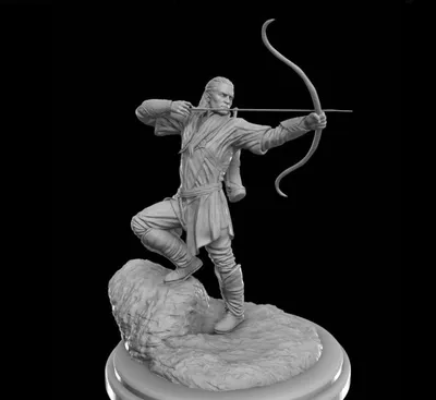 Legolas Archivo STL Impresión 3D