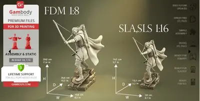 Legolas Archivo Stl Para Impresion 3D