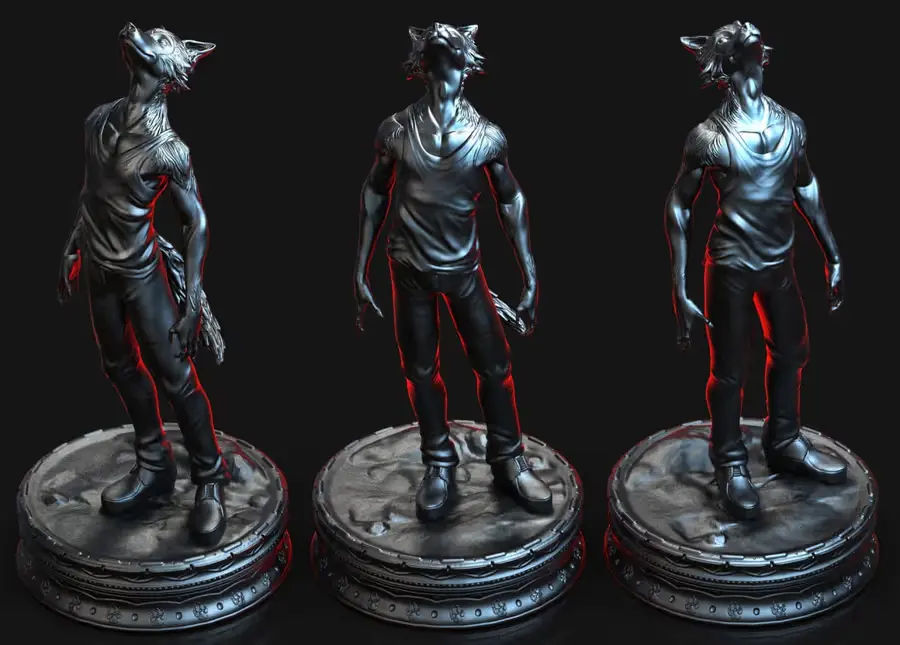 Legosi Beastars Archivo Stl Para Impresion 3D