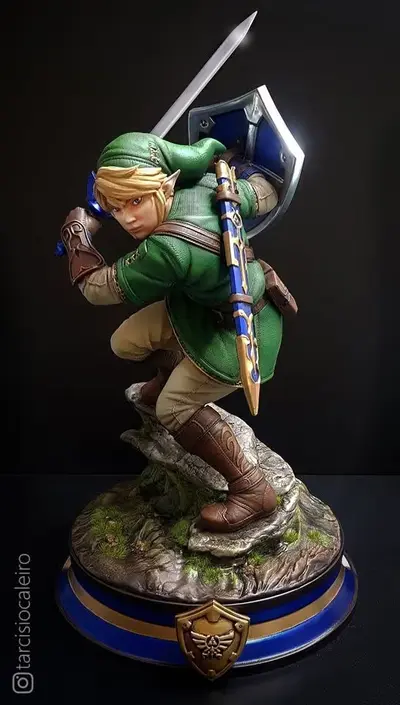 Link Zelda Especial Archivo STL OBJ para Impresion 3D