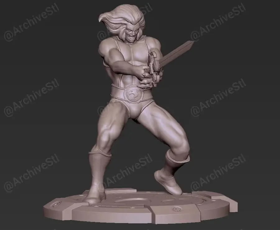 Lion Thundercats Archivo Stl Para Impresion 3D