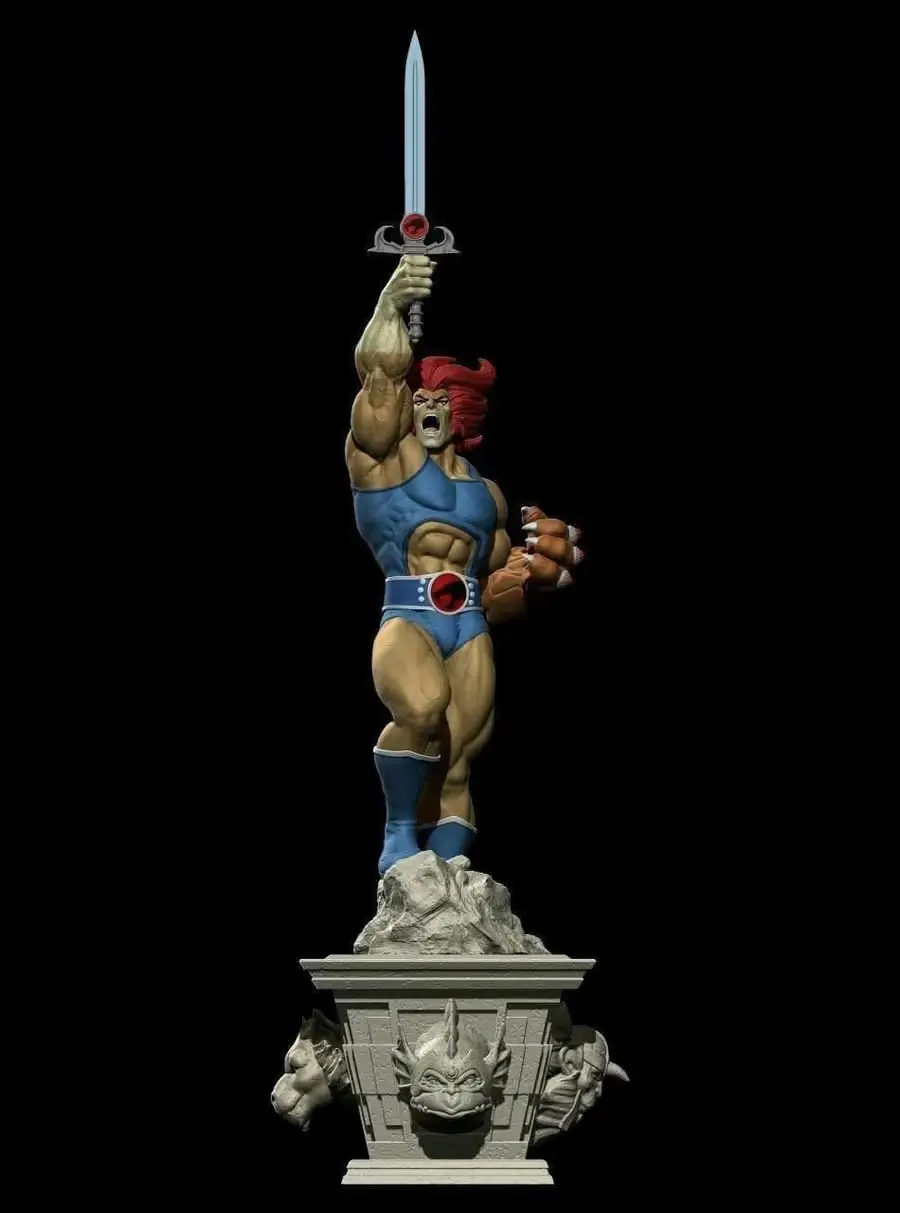 Liono Thundercats Archivo Stl Obj Para Impresion 3D