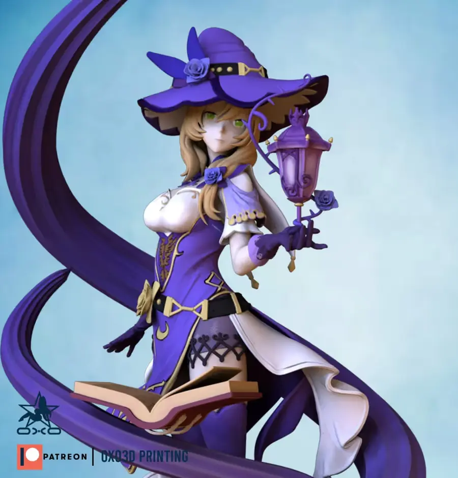 Lisa Genshin Archivo Stl Para Impresion 3D