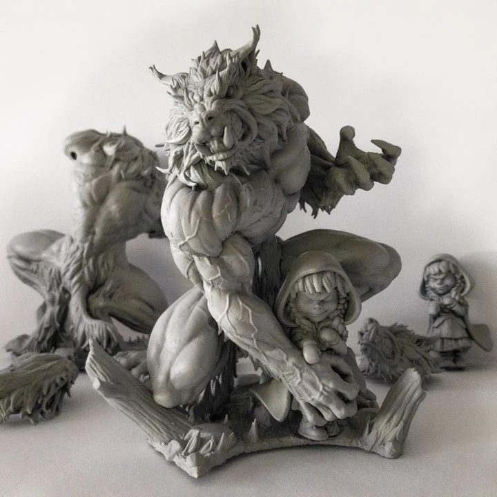 Little Red Riding Hood Archivo STL Impresión 3D