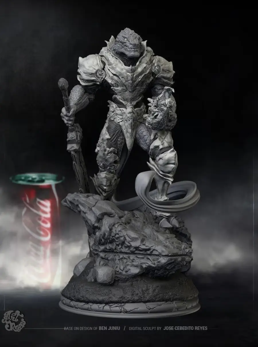 Lizard Millenary Archivo Stl Para Impresion 3D