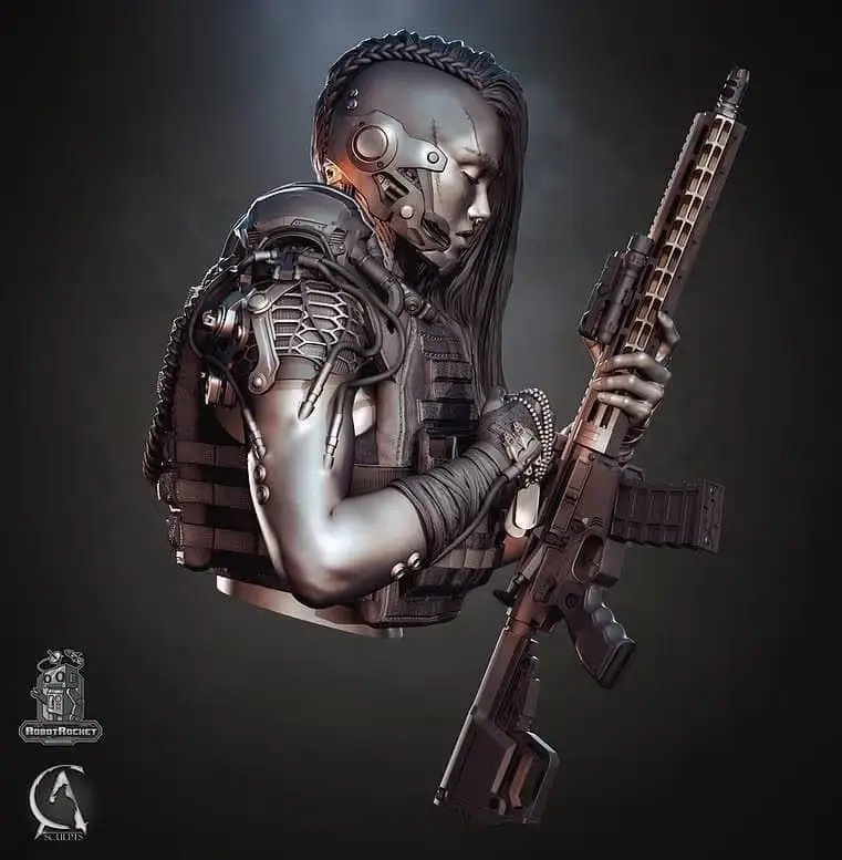 Lock N Load Busto Archivo Stl Para Impresion 3D