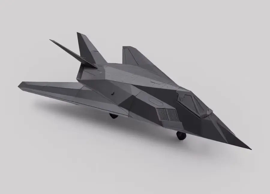 Lockheed Martin F 22 Raptor Archivo Stl Para Impresion 3D