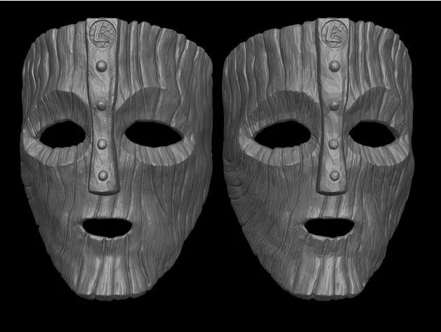 Loki Mask From Movie Mask Archivo STL Impresión 3D