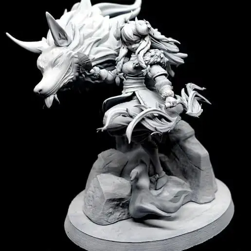 Lol Kindred Archivo Stl Para Impresion 3D