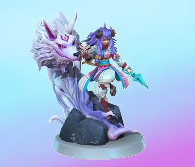 Lol Kindred Sprite Blossom R Archivos Stl Para Impresión 3d