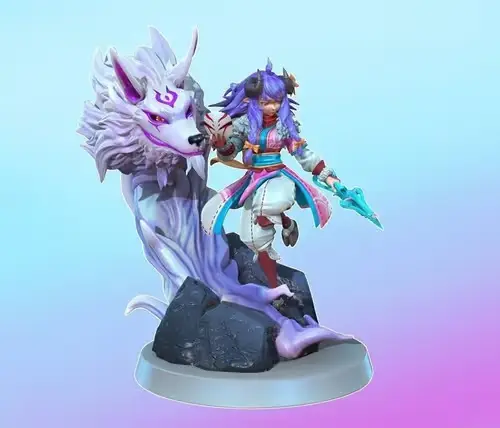 Lol Kindred Sprite Blossom R Archivos Stl Para Impresión 3d