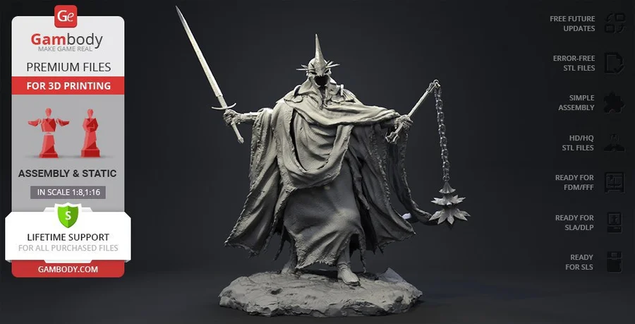 Lord Of NazgulArchivo STL Impresión 3D