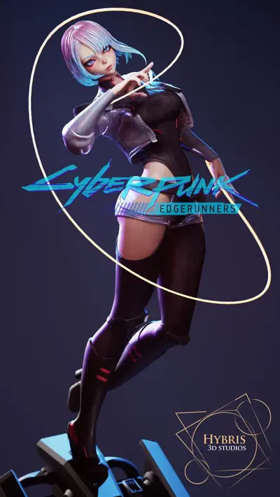 Lucy Cyberpunk Archivo Stl Obj Para Impresion 3D