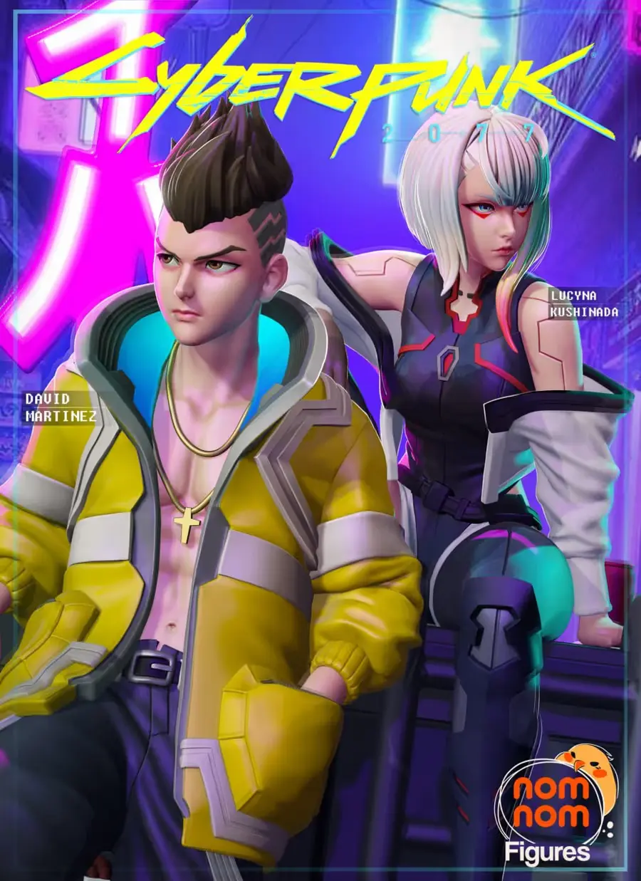 Lucy David Cyberpunk Edgerunners Archivo Stl Impresion 3D