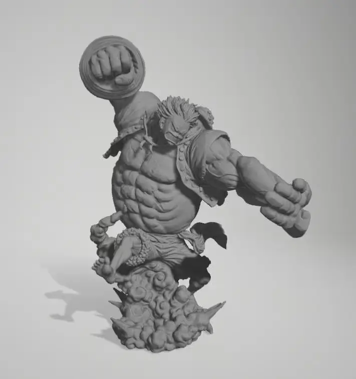 Luffy Gear 4 Archivo Stl Para Impresion 3D