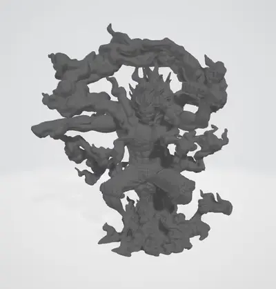 Luffy Gear4 Snakeman Archivo Stl Para Impresion 3D