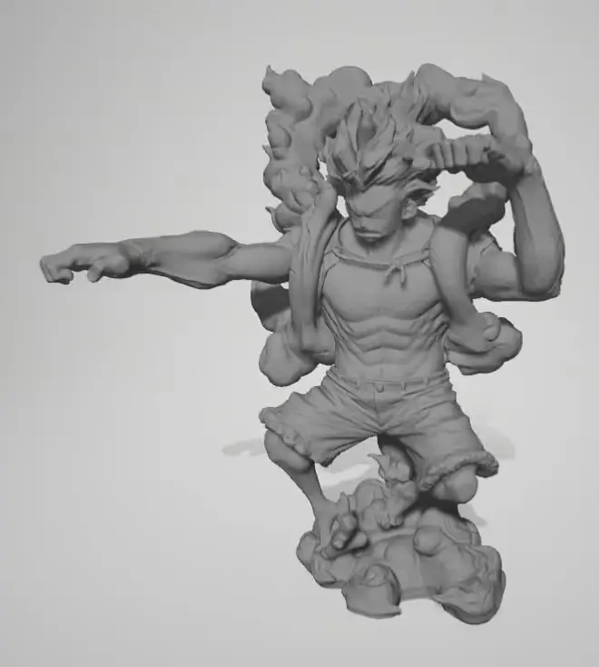 Luffy Snake Archivo Stl Para Impresion 3D