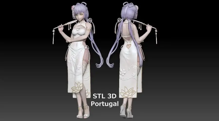 Luo Tianyi Vocaloid Archivo Stl Para Impresion 3D