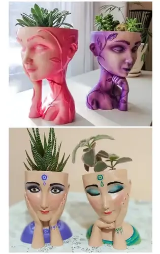 Macetas Mujer Venus Aphrodite X 4 Archivos Stl Impresion 3d