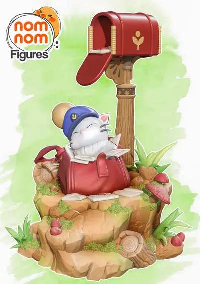 Mail Moogle Final Fantasy Archivo Stl Obj Para Impresion 3D