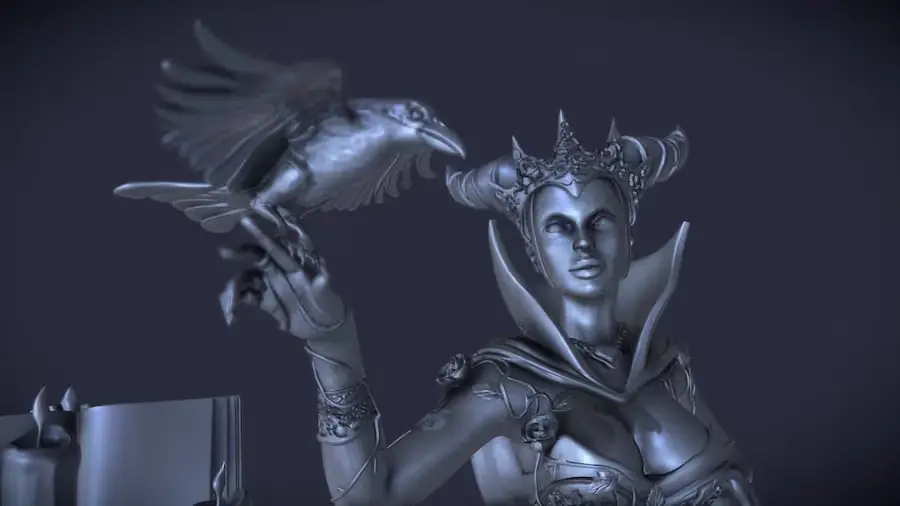 Malefica Archivo Stl Para Impresion 3D