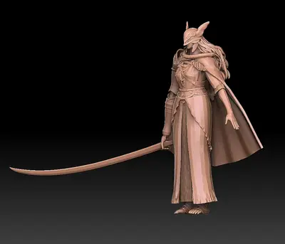 Malenia Miquella Elden Ring Archivo Stl Para Impresion 3D