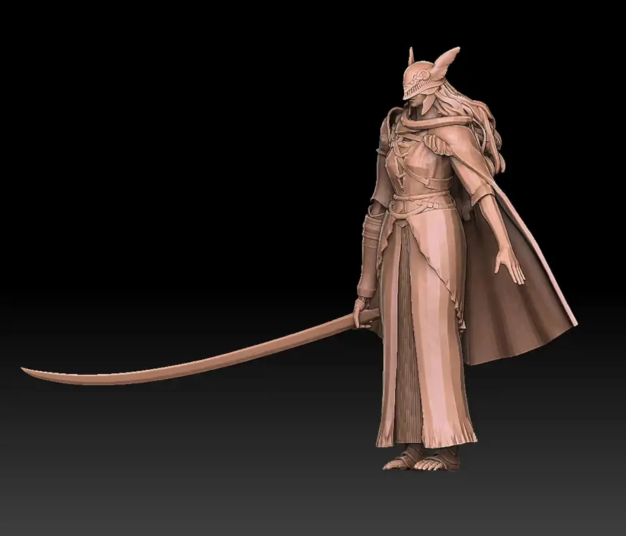 Malenia Miquella Elden Ring Archivo Stl Para Impresion 3D