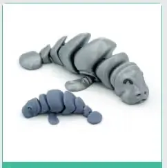 Manatee Archivo STL OBJ para Impresion 3D